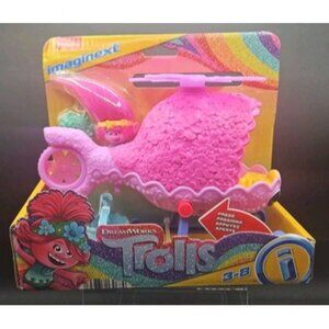 DreamWorks Trolls Imaginext Poppys Copter Toy Set Pink Helicopter For Ages 3-8 Y